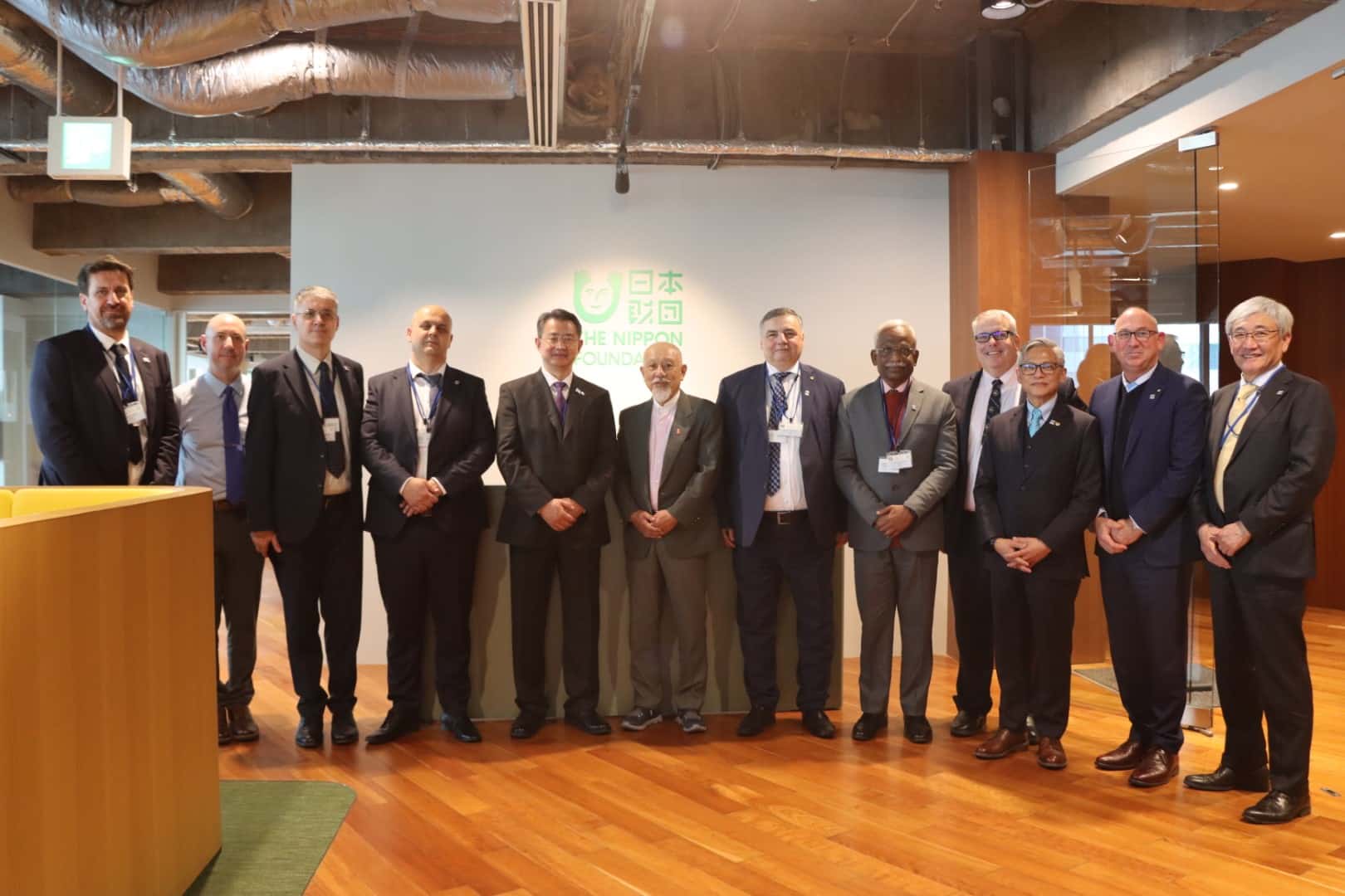 Photo with Dr. Sasakawa 2020